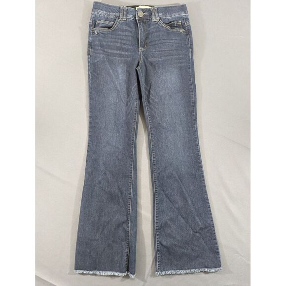 Democracy Denim - Democracy Jeans Womens Size 6 Ab Technology 30x30 Flare Leg Raw Hem